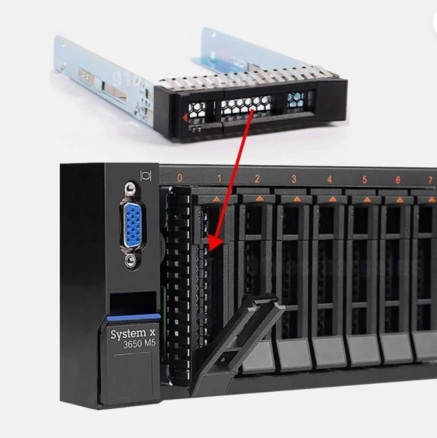 2.5" SAS/SATA Drive Caddy Tray Sled for IBM X3250 X3550 X3650 M5 00E7600 L38552 - Image 2 of 4