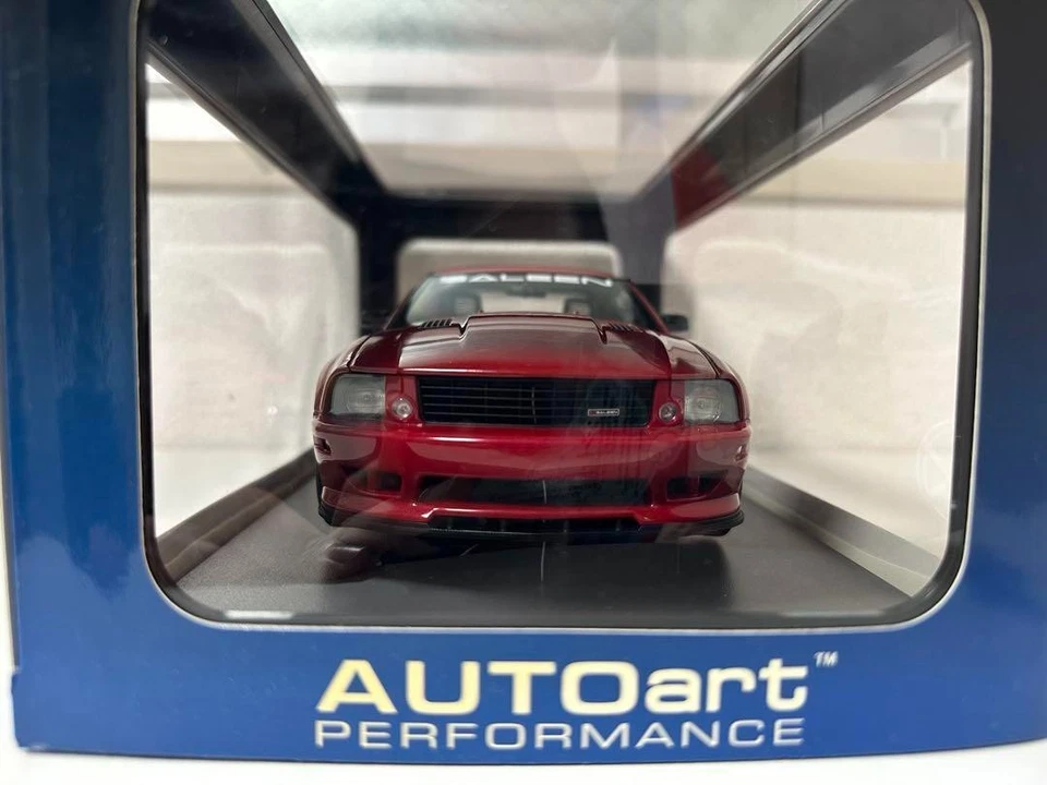 AutoArt 1/18 Saleen Mustang S281 Extreme Rojo Diecast Modelo Auténtico de Japón Foto 2 de 4