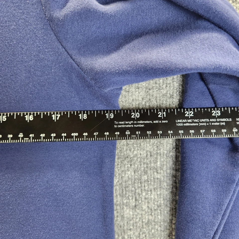 Hurley Hoodie Youth Size 18/20 Blue Pullover Colorful Logo Kangaroo Pocket - Image 3 of 4