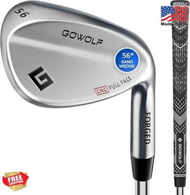 Gowolf Forged Golf Wedge 56 Degree Chrome Stainless Steel Right Hand Regular