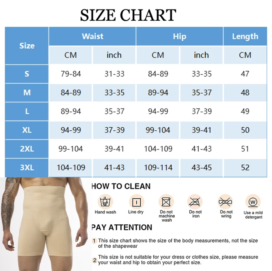 Mens Shapewear Tummy Control Underwear Shorts Slimming Body Shaper Boxer Briefs - Image 2 of 4
