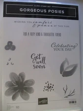 Stampin' Up Gorgeous Posies stamp set; get well; friend, sympathy