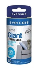 Evercare Giant Adhesive Lint Roller REFILL - 6 pack packaging may vary 