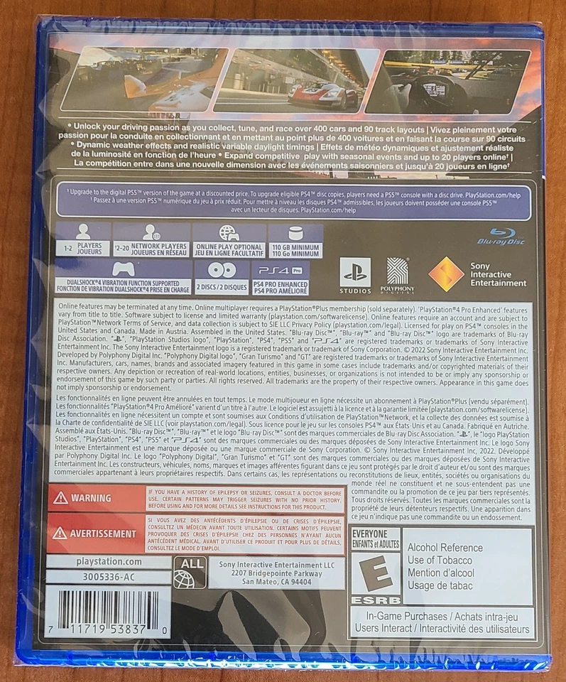 Gran Turismo 7 - PlayStation 4 (PS4 - NEW) - Image 2 of 4