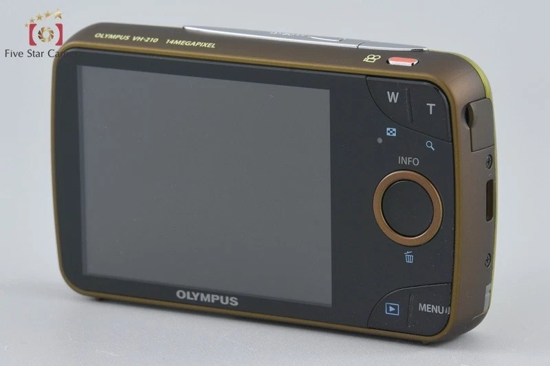 OLYMPUS VH-210 Green 14.0 MP Digital Camera w/ Box [Very Good] - Image 3 of 4