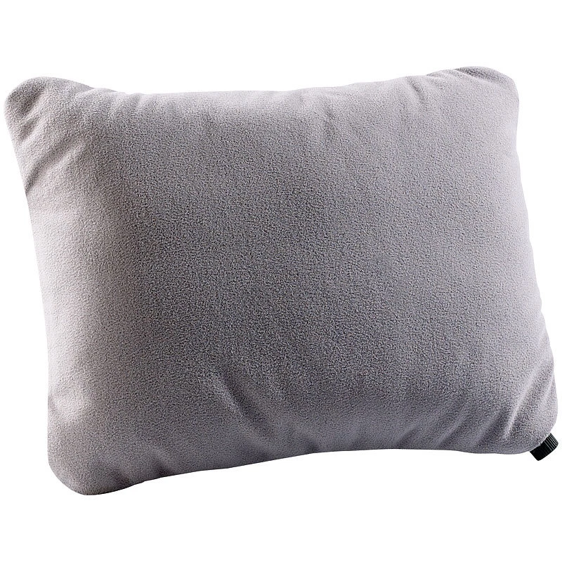 Semptec Camping Kissen: Aufblasbares Wende-Kopfkissen, 37 x 28 cm - Bild 3 von 4