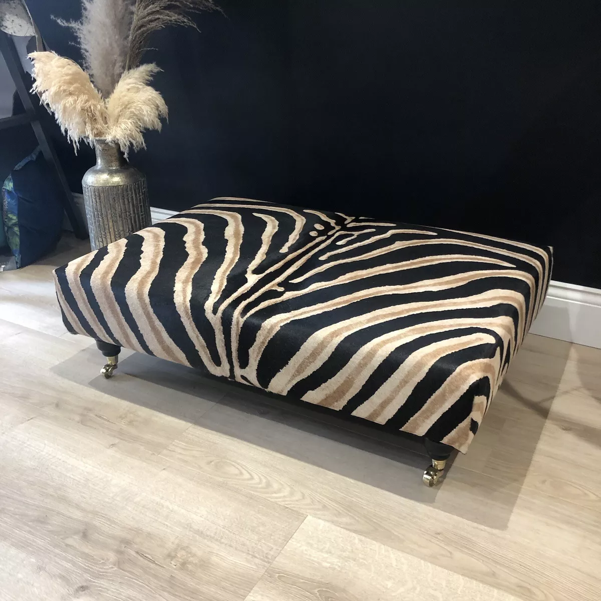 Cowhide footstool online