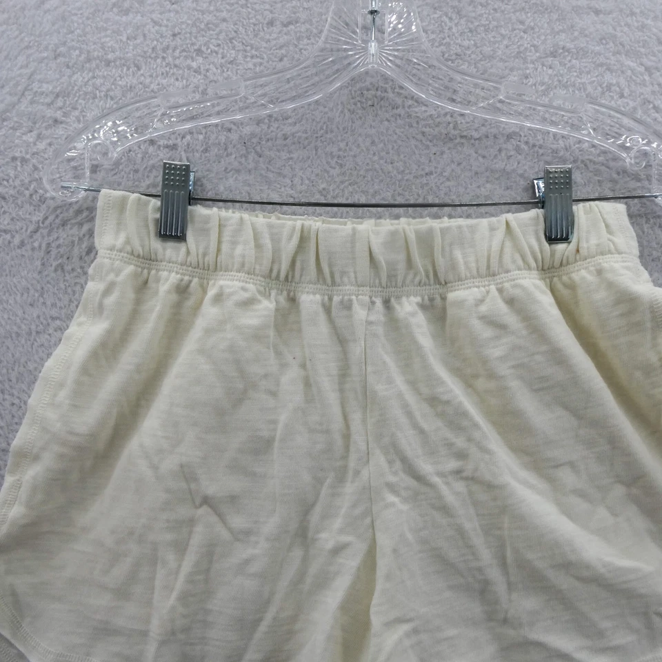 Victorias Secret Medium Linen Shorts Cream White Beach Walking Casual Short New - Image 4 of 4