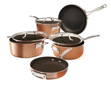Gotham Steel Stackmaster - The Great 8 Piece Set Nonstick Space Saving Pans