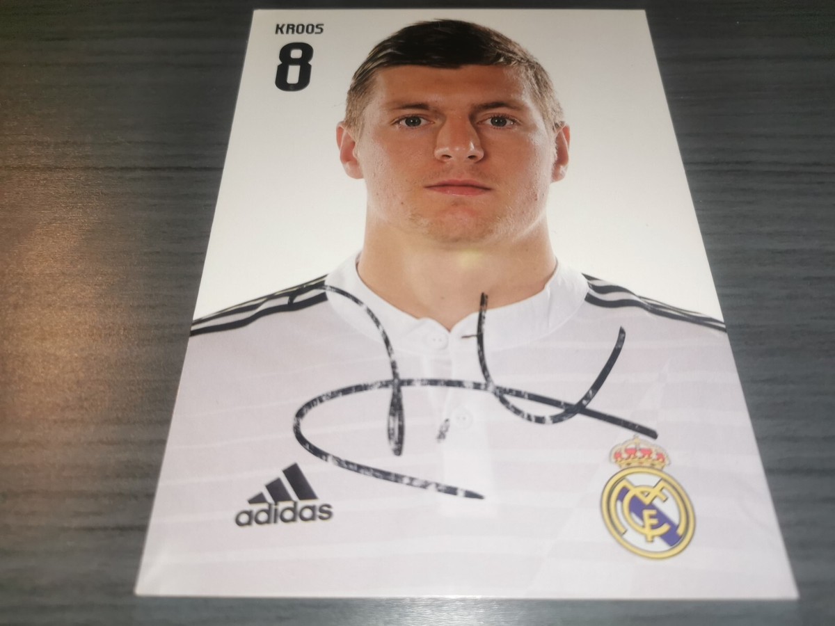 Toni Kroos hand signed Real Madrid autograph card | eBay