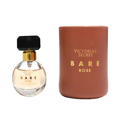【未開封】Victoria's Secret BARE ROSE セット Victoria's Secret Bare Rose Mini Perfume Candle Gift Set Eau