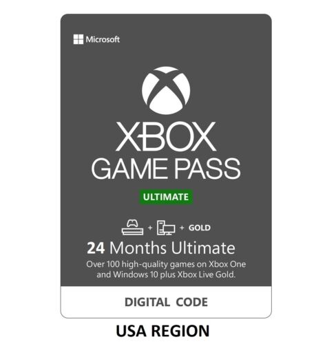 diagonaal Portier vervolgens USA Region - 24 Months Xbox Game Pass Ultimate + Live Gold + Game Pass |  eBay