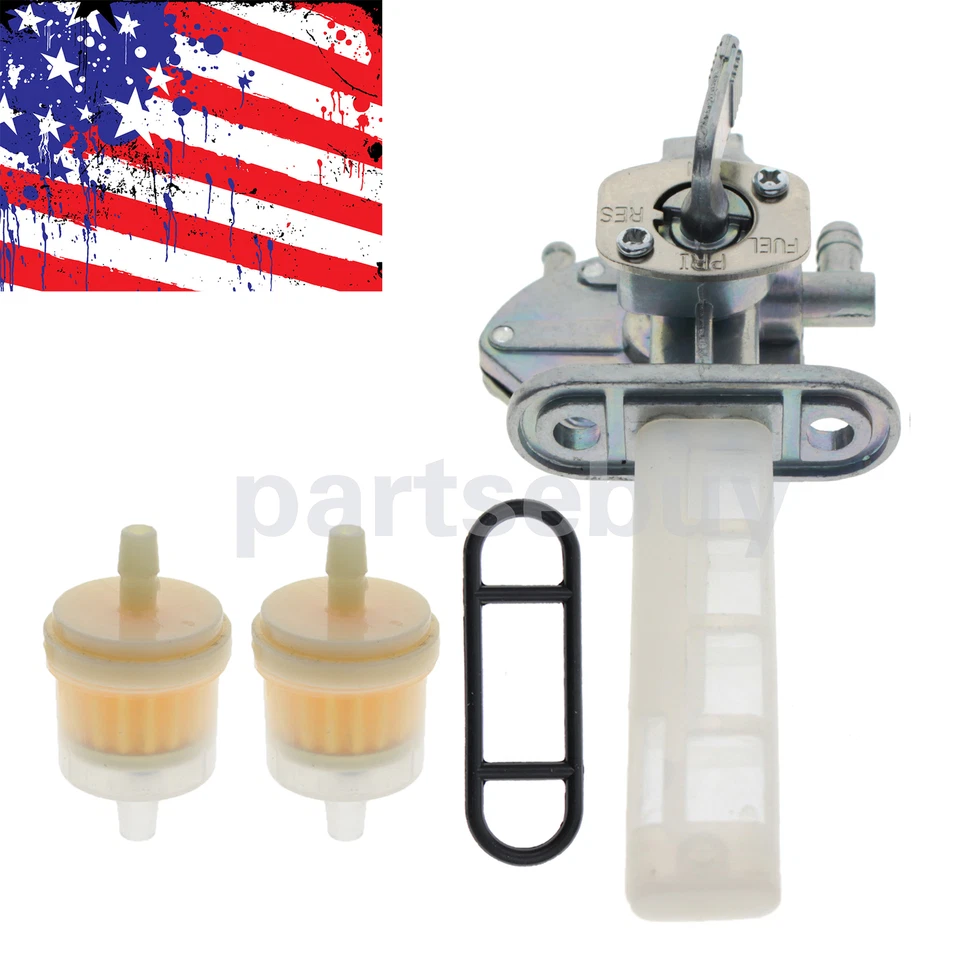 For 1995-2006 Kawasaki Vulcan 800 VN800A VN800B VN800E Fuel Tap Petcock Valve - Image 3 of 4