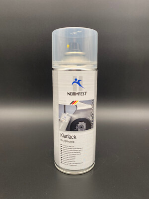 Normfest Klarlack 400ml Spray Hochglanz Versiegelung Lack Modellbau KFZ etc