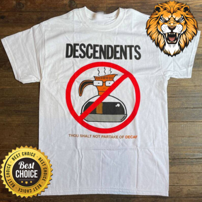 1987 Descendents Thou Shalt Not Partake Of Decaf T-Shirt A3655
