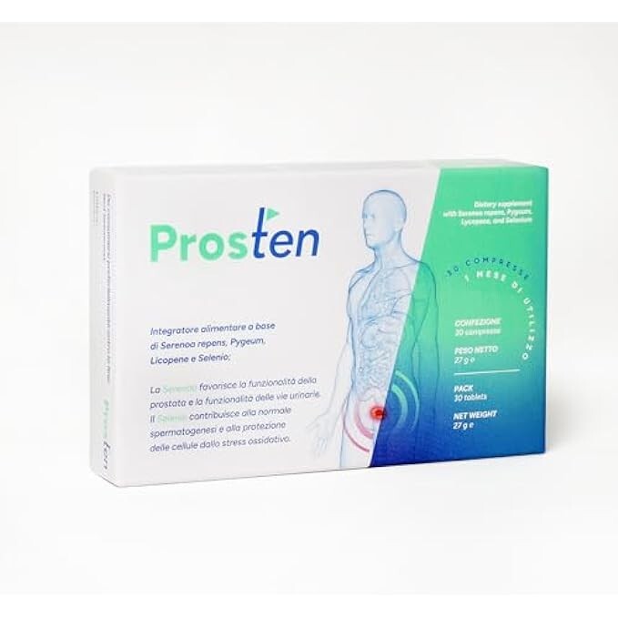 PROSTEN Integratore Prostata con Serenoa Repens e Pygeum - 30 Compresse