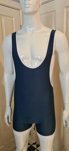 Download Mens wrestling suit singlet leotard petrol blue lycra ...