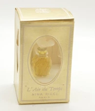 VINTAGE MINIATURE SINGLE DOVE BOTTLE NINA RICCI L'AIR DU TEMPS PERFUME New NOS