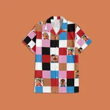 Toy Story Mr Mrs Potato Head Hawaiian Button Down Shirt Unisex Adults S-5XL