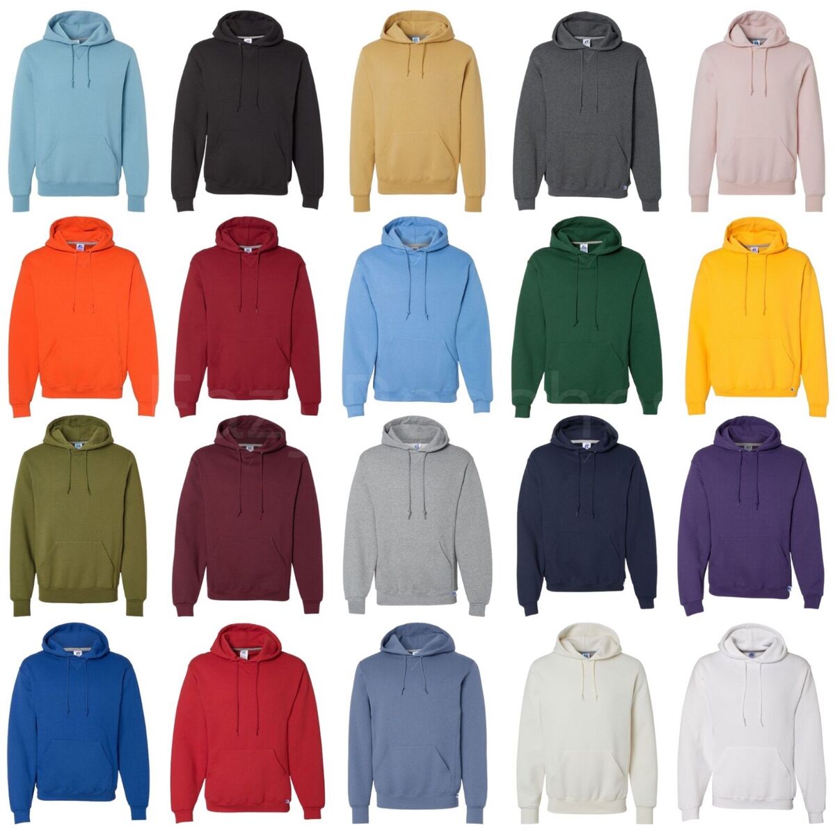 Russell Athletic Hoodie, Dri Power Hooded Sweatshirt, Men's Russell Athletic Hoodie, Dri Power Hooded Sweatshirt, Men's