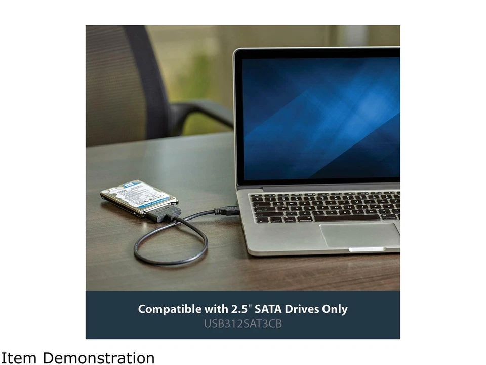 StarTech.com USB312SAT3CB USB 3.1 (10Gbps) Adapter Cable for 2.5" SATA SSD/HDD D - Image 2 of 4