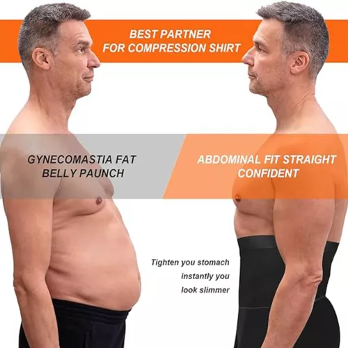 Men Faja Colombiana para Hombre High Waist Stomach Shaper Shapewear Boxer Briefs - Picture 3 of 29