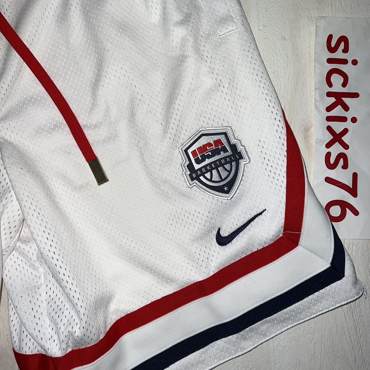 NIKE USA 海外チーム リバーシブル 非売品 背番号入り NIKE TEAM USA COURTSIDE BASKETBALL MEN'S SHORTS L-XL [CD5224