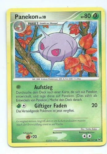 Pokémon Karte Panekon Lv.10 KP 80 Phase 1 entsteht aus Waumpel - Bild 1 von 1