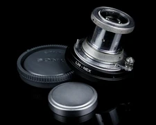 Soviet lens INDUSTAR - 22 Red P  F 3.5 / 50mm Copy Leica Mount M39 - SONY E NEX