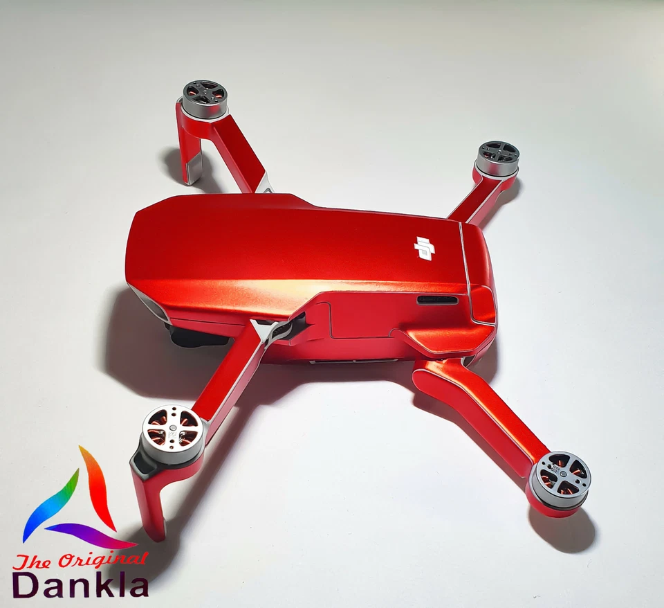 DJI MINI 2 - SKIN - CHROM ROT / CHROME RED - Decal - Wrap - Folie - Bild 4 von 4