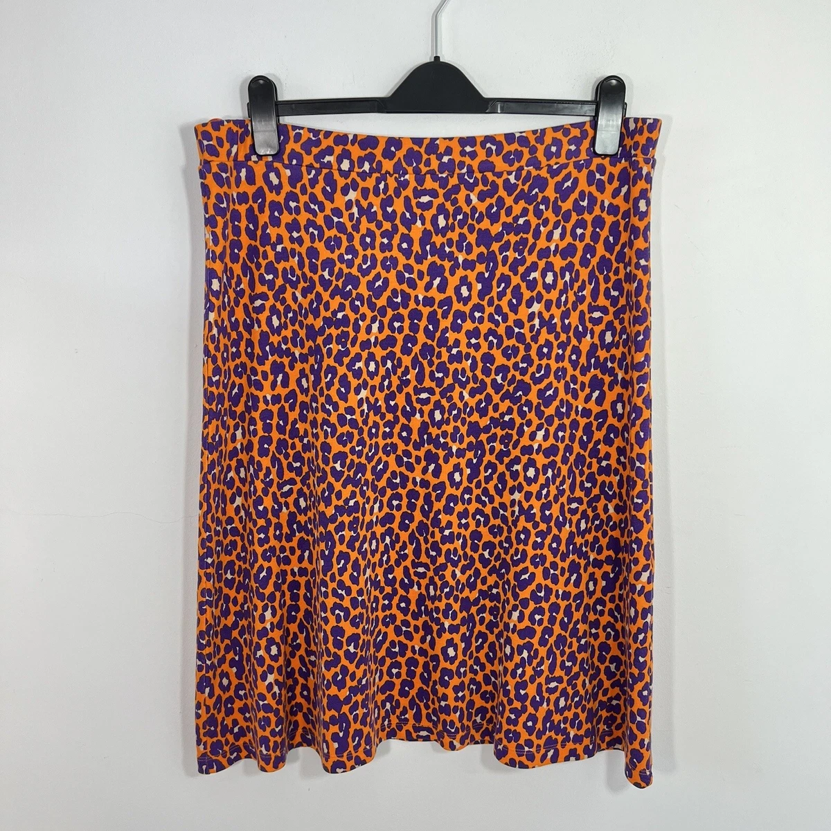 Leopard skirt orange cheap