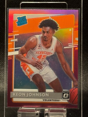 2021-22 Panini Chronicles Draft Picks - Optics Keon Johnson Pink Holo #206