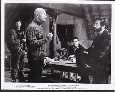 Robert Goulet Roger Delgado Underground 1970 original vintage movie photo 26631