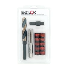 E-Z LOK EZ-329-4 Threaded Inserts for Metal 1/4-20 Installation Kit Steel