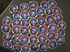 Cub Scout Boy Scout World Crest Ring Patch & International Badge See Description