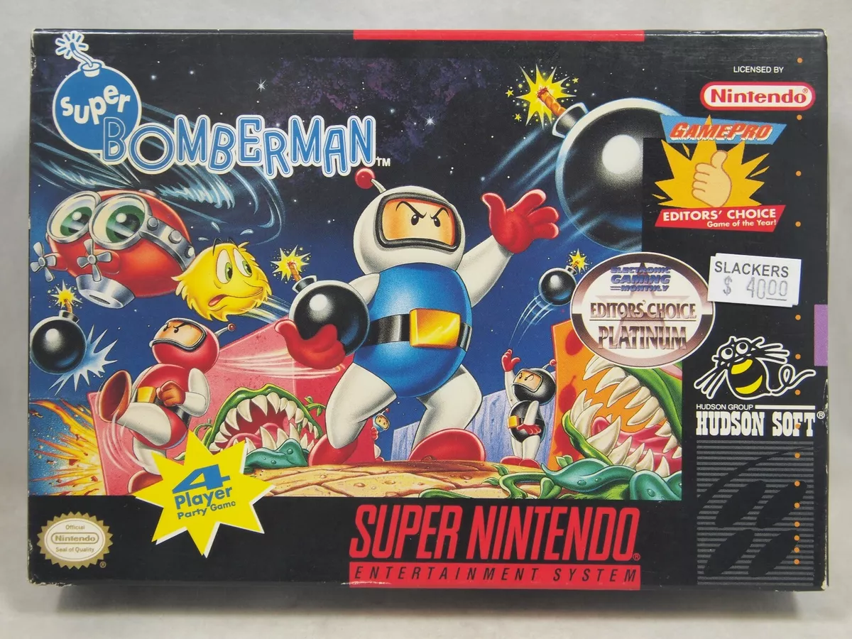 Super Bomberman (Super Nintendo | SNES) Authentic BOX ONLY