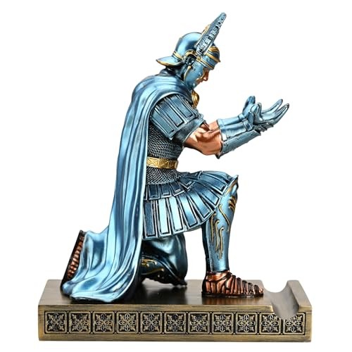 Centurión Capa Guerrero Caballero Soporte para Pluma Teléfono Móvil Soporte Organizadores de Escritorio... - Imagen 10 de 10