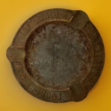 Vintage Hammered Copper Ashtray St. Louis Liberty Foundry Co.