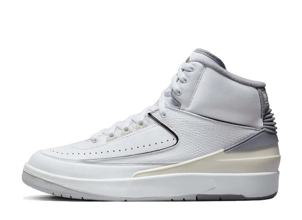 Nike Air Jordan 2 bianche e grigio cemento mai usate