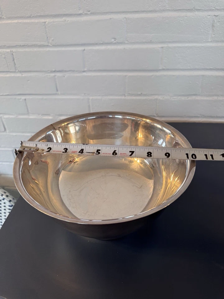 Vintage Gorham E.P. YC784 YH1 Silver Bowl Serving Used - Image 3 of 4