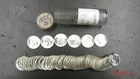 1955-S Uncirculated Roosevelt Silver Dime Roll of 50 Coins