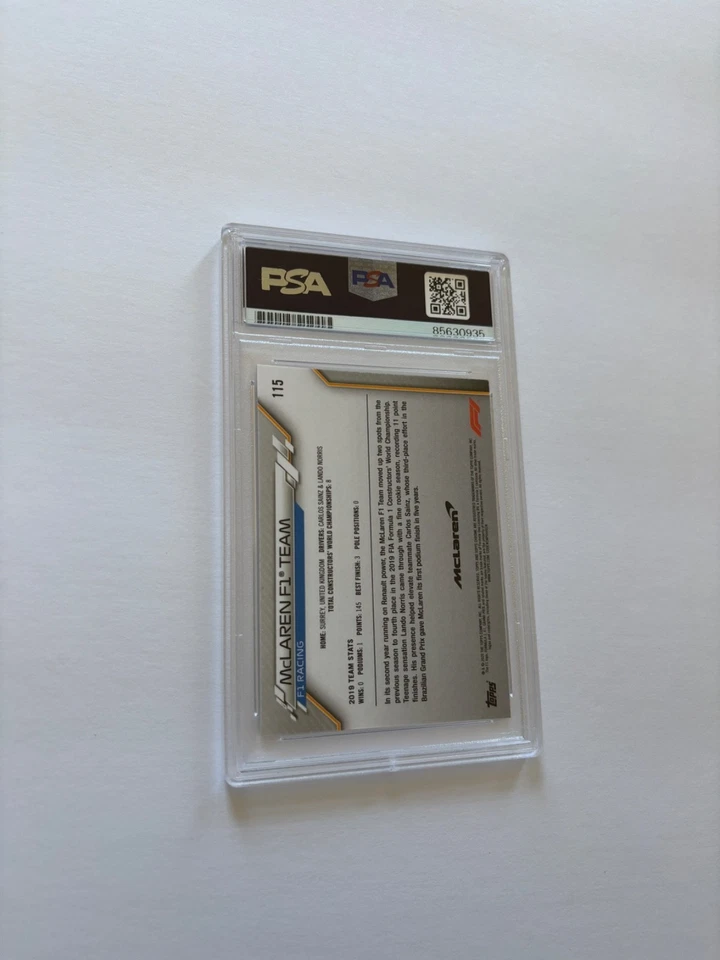 ZAK BROWN SIGNED TOPPS CHROME MCLAREN F1 CARD TEAM LOGO CEO 2025 CHAMPS PSA/DNA - Image 3 of 3
