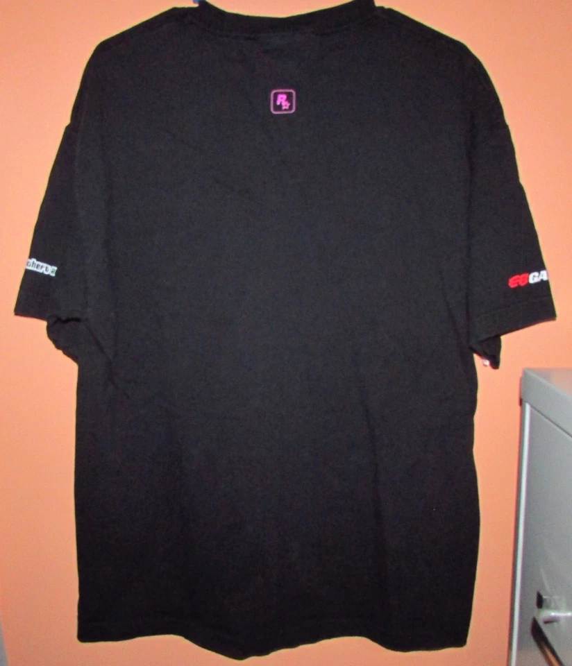 Camiseta De Colección Grand Theft Auto Vice City Promo XL EB Games / Rockstar Foto 2 de 4