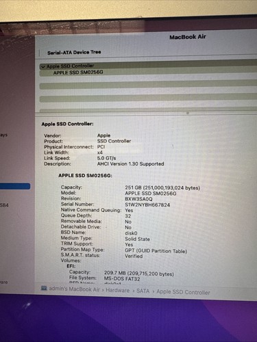 MacBook Air "Core i5" 1.6 13" (Early 2015) #226842013654 - Afbeelding 5 van 7