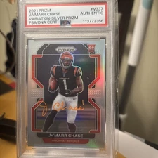 jamar chase auto psa authentic
