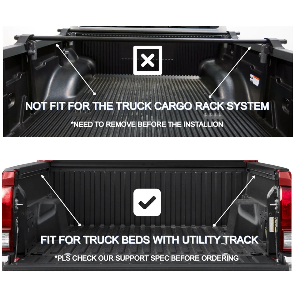 6'1" Soft Tri-Fold for 1986-1997 Nissan Pickup Tonneau Cover | FLEETSIDE Foto 4 de 4