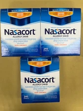 3 Nasacort Allergy 24HR Nasal Spray - 240 Sprays Each Bottle Exp. 11/2025