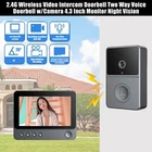 2.4G Video Monitoring Doorbell Two Way Voice 4.3 Inch Screen Video Doorbell NEW