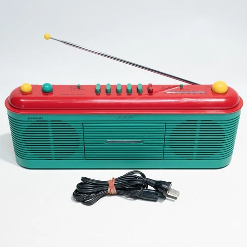 Sharp QT-V40A Vintage Radio Cassette Recorder Boombox - ONLY the Radio Works!