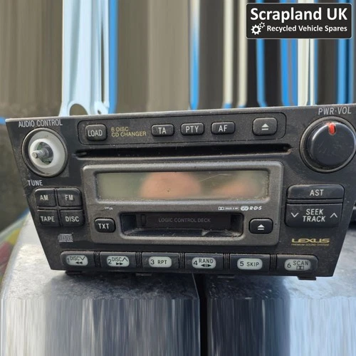 LEXUS IS 200 IS 300 XE10 2001-2005 Stereo Radio CD Player 86120-53090 8612053090